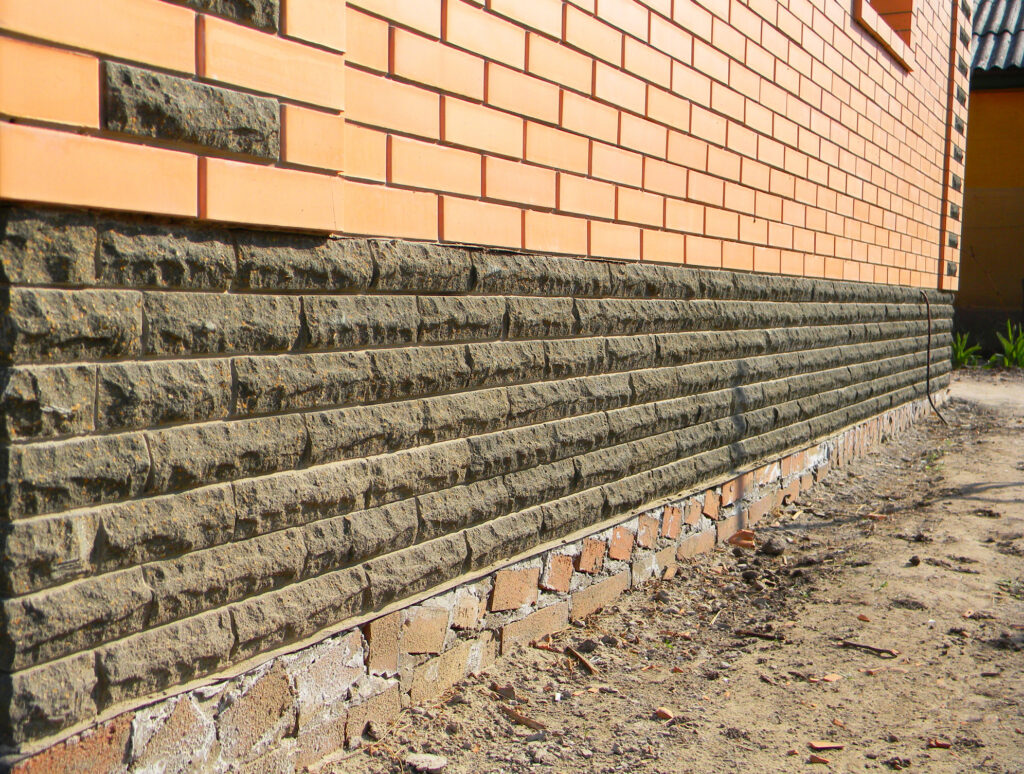 A finished foundation repair done to avoid long-term issues for the homeowner.